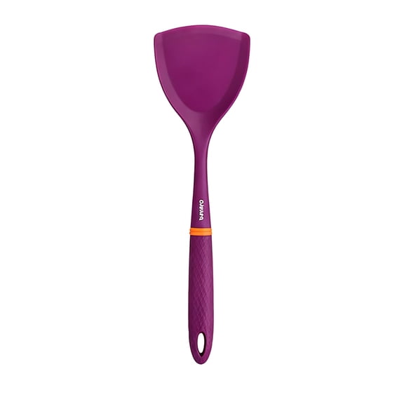 Silicone Turner Spatula, Heat Resistant Flexible Cooking Utensil for Non-Stick Pans, Dishwasher Safe Spatula with Comfortable Grip for Flipping, Stirring, Frying