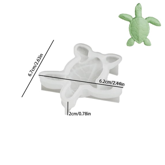 Silicone Turtle Mold 3D Sea Turtle Resin Casting Mould for DIY ...