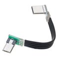 Silicone USB C to USB 5Pin Cable, Left Right Angled Charging Cord ...