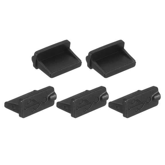 Silicone USB Port Cover, 5Pack Computer Laptop Anti Dust Cover Dust Plug Caps
