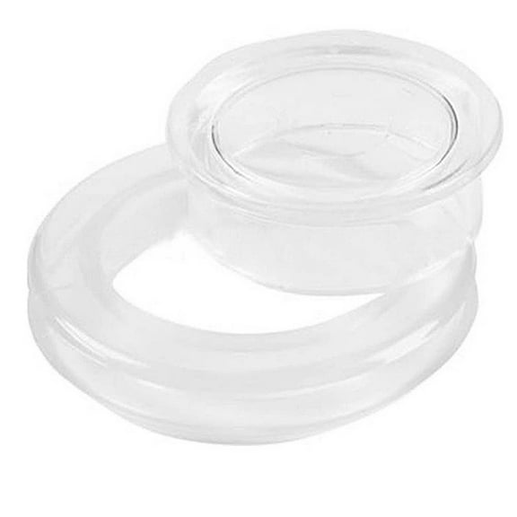 Silicone Umbrella Thicker Hole Ring Plug And Cap Set For Glass Outdoors Patio Beach Table Clear Standard Size Transparent