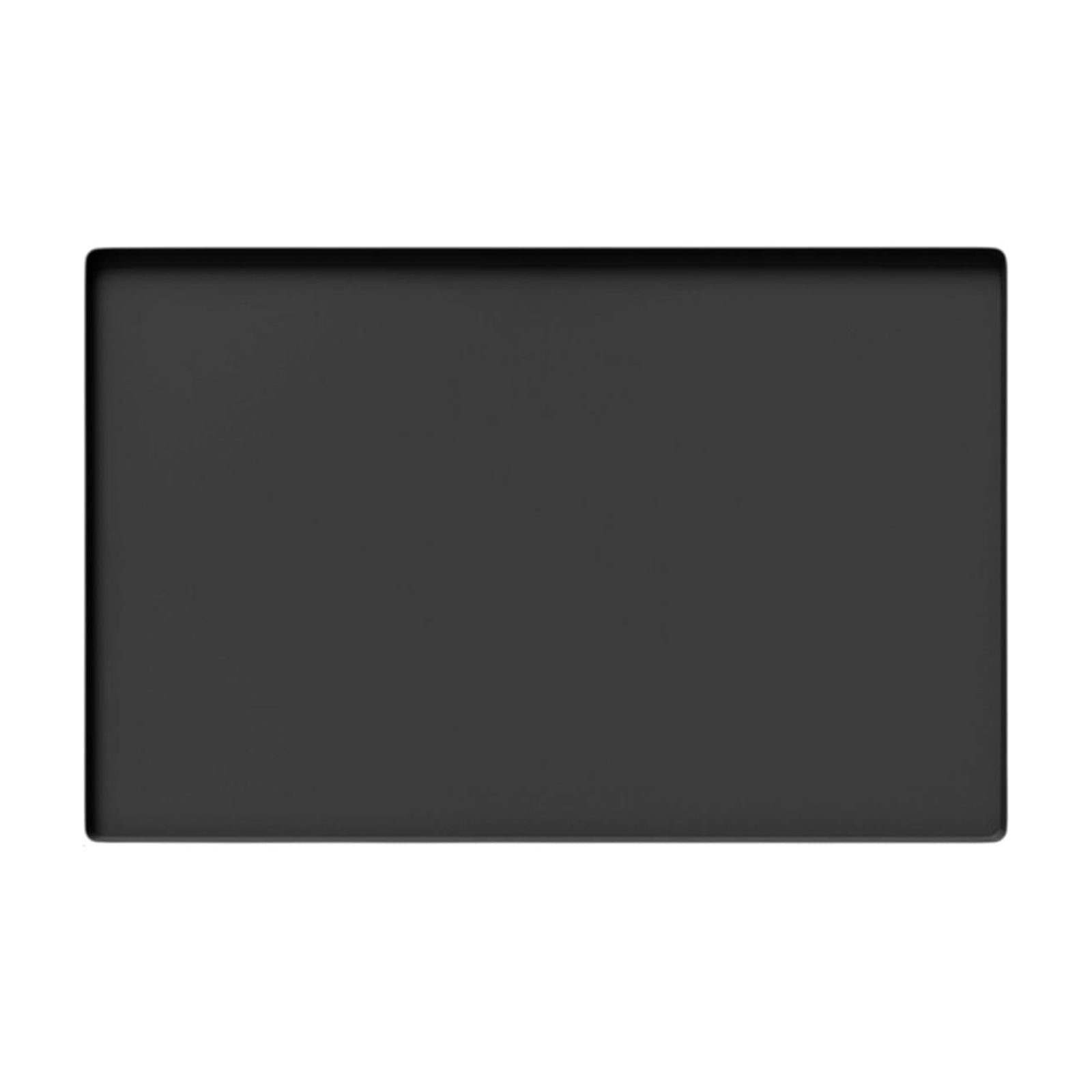 Silicone Under Sink Mat with Raised Lip for Kitchen and Bathroom, Cabinet Shelf Liner Stay in Place Mats, Organizer Tray, 22 x 34 in (Black)