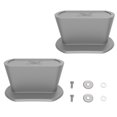 thumbnail image 1 of Silicone Universal Pot Lid Replacement Knobs Pan Lid Holding Handles 2 Pack Grey, 1 of 6