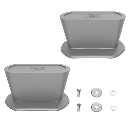 Silicone Universal Pot Lid Replacement Knobs Pan Lid Holding Handles 2 Pack Grey