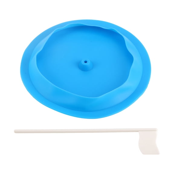 Silicone Upper Rim Golf Putting Hole Cup with Plastic Flag, Perfect for Indoor and Outdoor Training - Blue