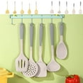 thumbnail image 1 of Silicone Utensils Kitchen Set - Non-Stick Cooking Tools, Heat-Resistant Spatula Ladle Spoon, Ergonomic Grip Handles, Dishwasher Safe, Modern Home Decor, 1 of 7