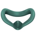 thumbnail image 1 of Silicone VR Face Cover Eyecups for Meta Quest 3S, Reduce Light Leakage Anti-Dirt and Sweat-Proof Cover-Green, 1 of 7