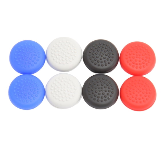 Silicone VR Joystick Thumb Grip Covers for Meta Quest Pro, Quest 2, 1 and Pico 4 Neo3, Anti-Slip VR Controller Rocker Protective Caps, 8 Pack / 10 inches / 25.4 cm