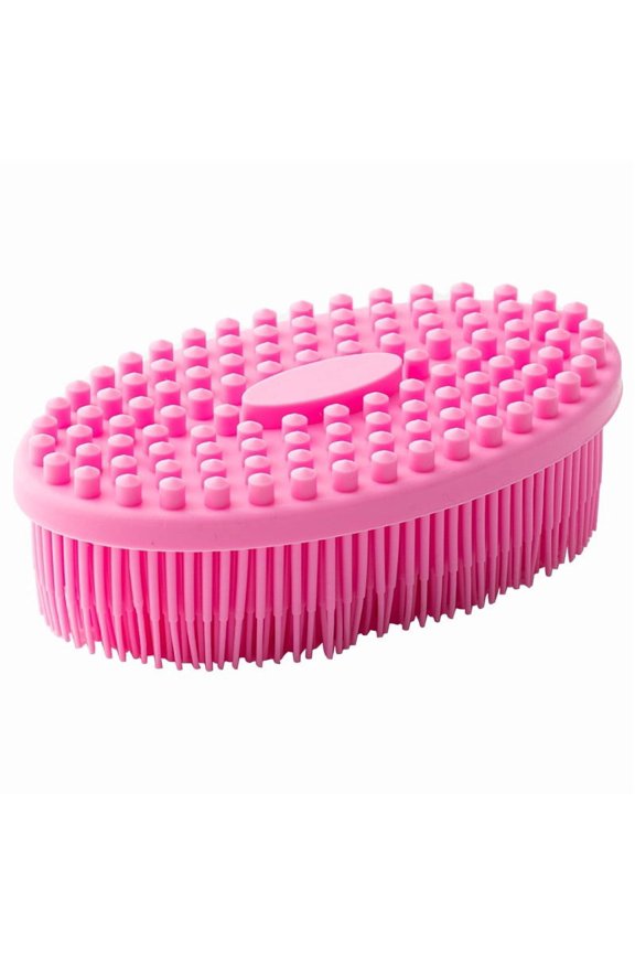 Silicone Vegetable Brush - Double Sided Cleaning Brush for Dishes Pots - Food Grade Non-Scratch To Clean Kitchen Gadget