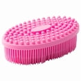 thumbnail image 1 of Silicone Vegetable Brush Double Sided Dish Scrubber for Pots and Pans – Food Grade Non Scratch Kitchen Cleaning Tool for Produce and Nonstick Cookware, 1 of 1