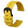 thumbnail image 1 of Silicone Watch Band 19mm Quick Release Rubber Watch Straps for Men Women,Black Stainless Steel Buckle, 1 of 8