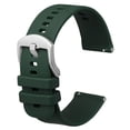 thumbnail image 1 of Silicone Watch Band 21mm Quick Release Rubber Watch Straps for Men Women,Silver Stainless Steel Buckle, 1 of 8
