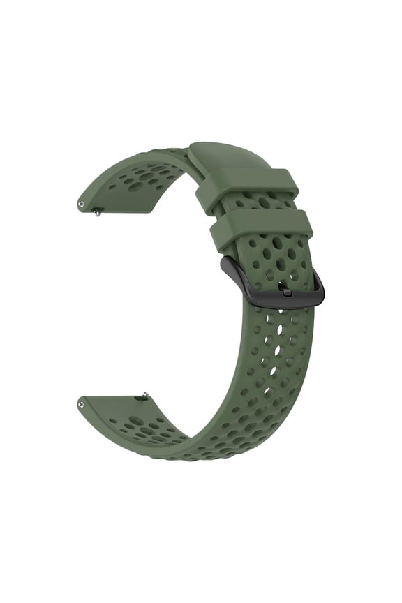 Silicone Watch Band Compatible with Amazfit Active Max, Breathable Mesh Strap Replacement