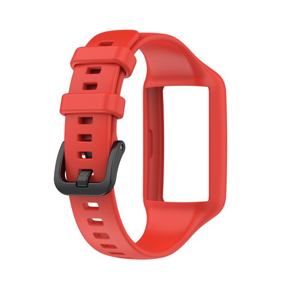 Silicone Watch Band for Huawei Band 6/Honor Band 6 Comfortable One-piece Design