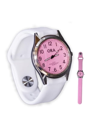 Silicone Watch, Interchangeable Strap Wrist Watches for Women, Analog Timepiece for Men