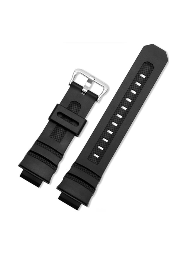 Silicone Watch Strap Fit For Casio 590 101 Resin Waterproof Sweatproof Rubber Watch Band Accessories 21mm Wristband
