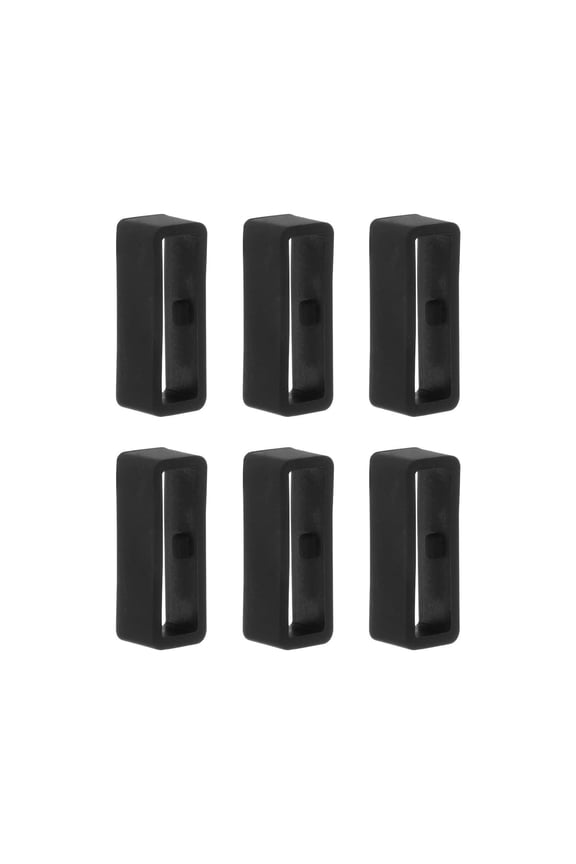 Silicone Watch Strap Loops, 16mm Watch Band Keeper Rings, Replacement Rubber Watch Strap Fasteners, for Smartwatch Fitness Tracker Band Retention