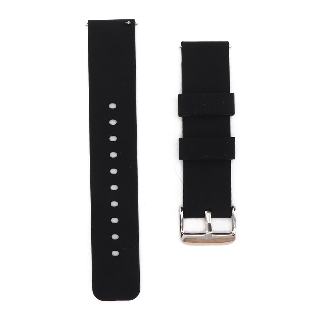 Silicone Watchband Watch Strap 20mm Quick Release Spring Bar Accessory for Amazfit Moto s1 20mm