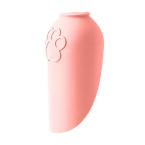 Silicone Water Bottle Adapter for Pets Portable Leak Proof Water Dispenser Cap for Cats Dogs Outdoor Walking Hiking Travel,Pink