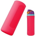 thumbnail image 1 of Silicone Water Bottle Boot 24oz Bottle Protector Sleeve Anti Slip Bottom Cover Shockproof Scratch Resistant Tumbler Base Guard Reusable Drinkware Accessory for Stainless Steel Bottles Red 1PC, 1 of 9