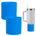 thumbnail image 1 of Silicone Water Bottle Boot [2PCS] - Anti-Slip Protective Sleeve Use for Protecting Water Bottles from Scratches - [Blue - 3.2 IN], 1 of 7