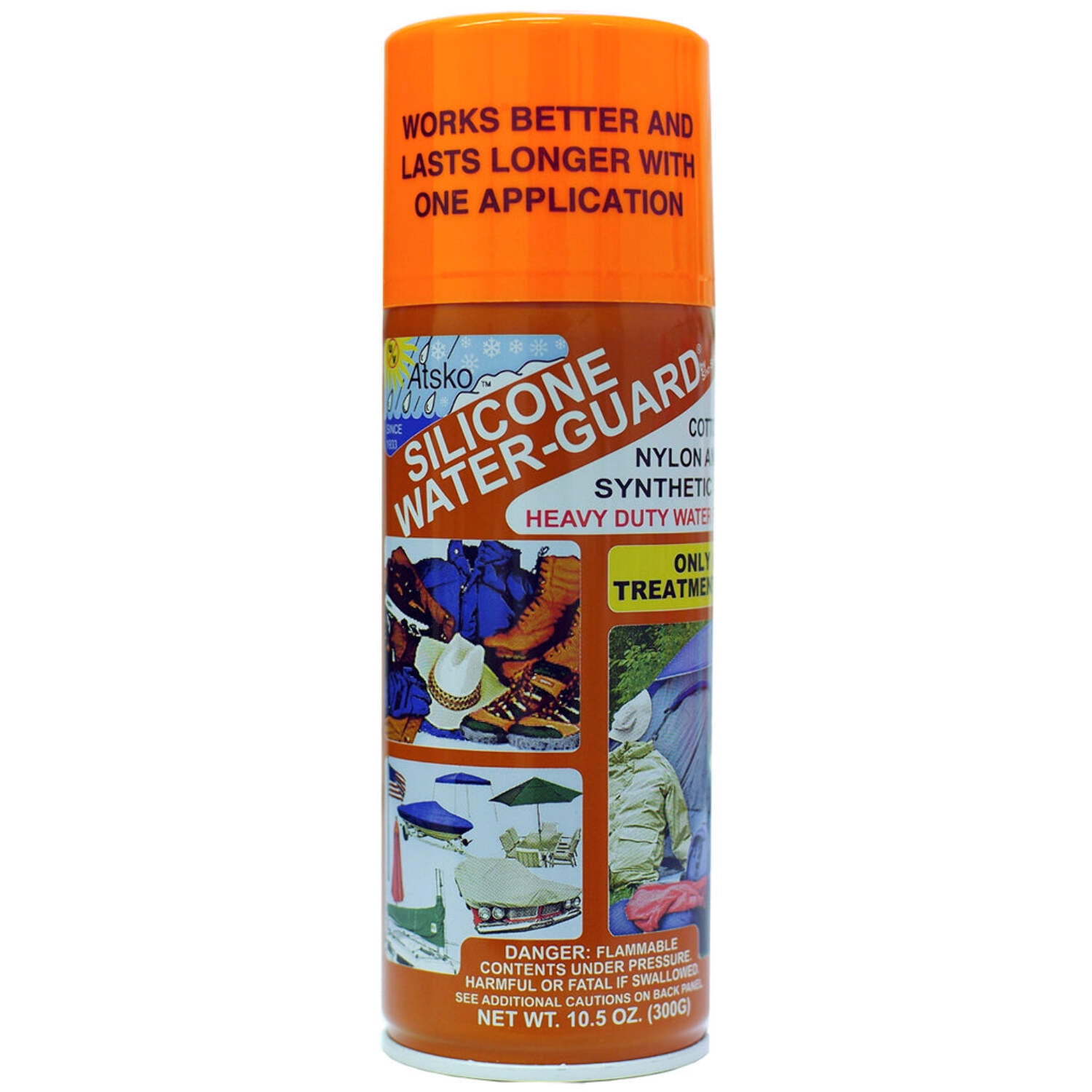 Atsko Clear Silicone Water Repellent Spray, 10.5 oz
