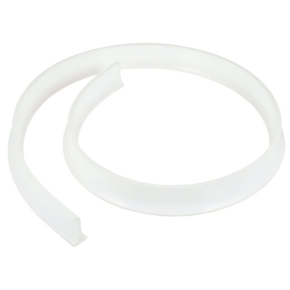 Silicone Water Strip Shower Dam Waterproof Cover White Rubber