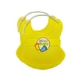 thumbnail image 1 of Little Busy Baby 2 pack Silicone Waterproof Baby Bib with Durable Pocket, Yellow, Toddler, 1 of 6