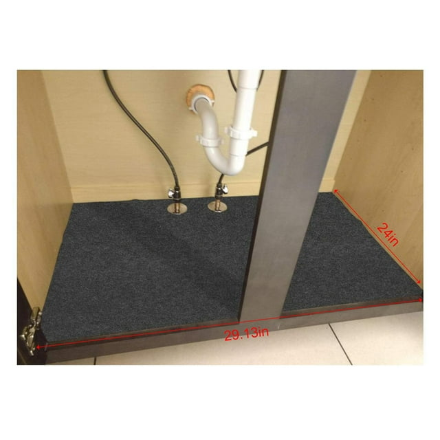 Silicone Waterproof Mat, Kitchen Liner, under Sink Tray for