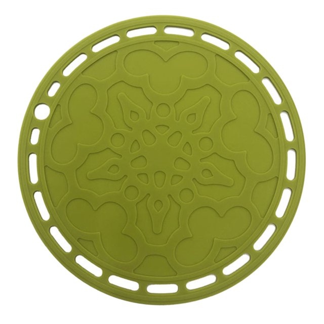Silicone Waterproof NonSlip Round Placemat Heat Resistant Table