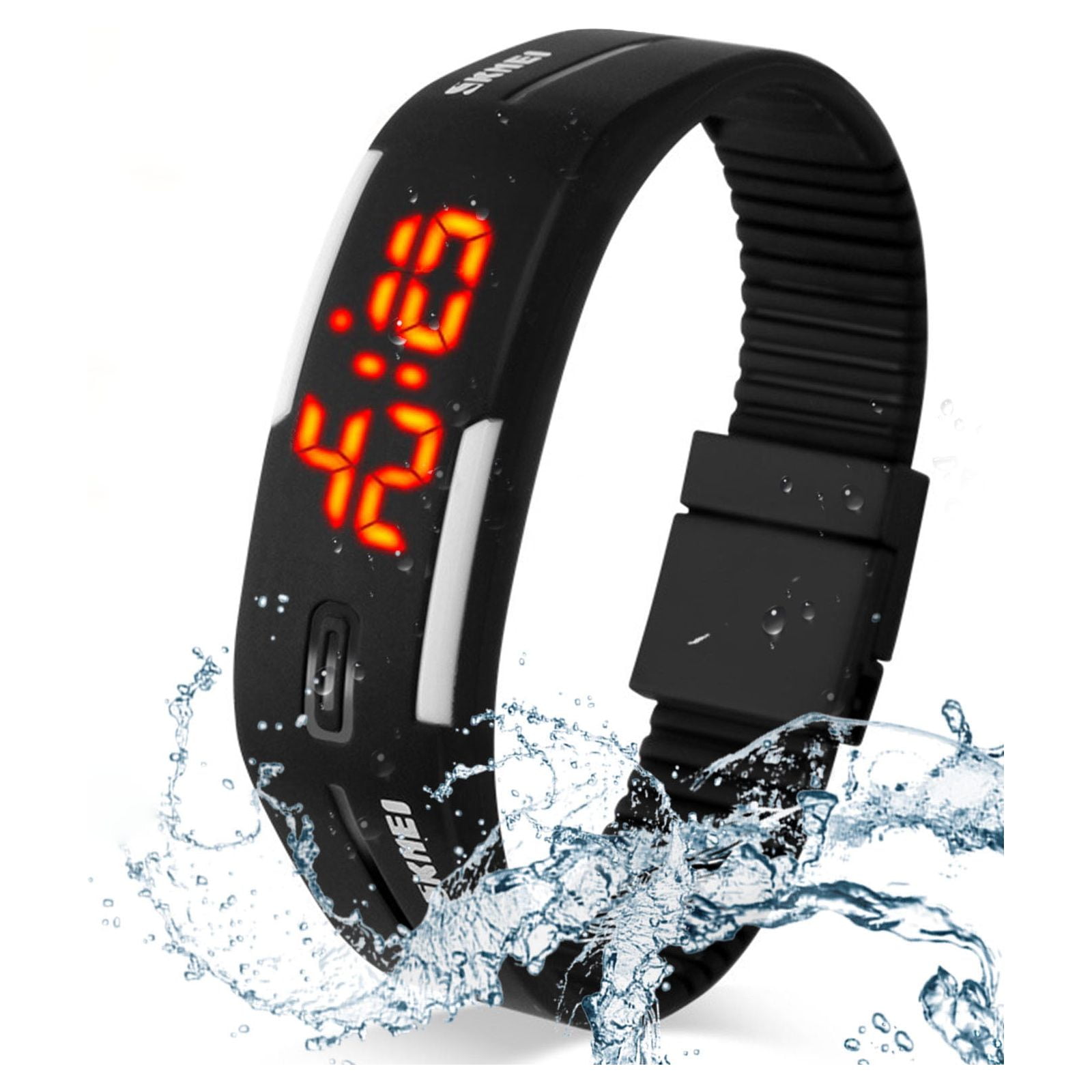 Waterproof digital watches hot sale