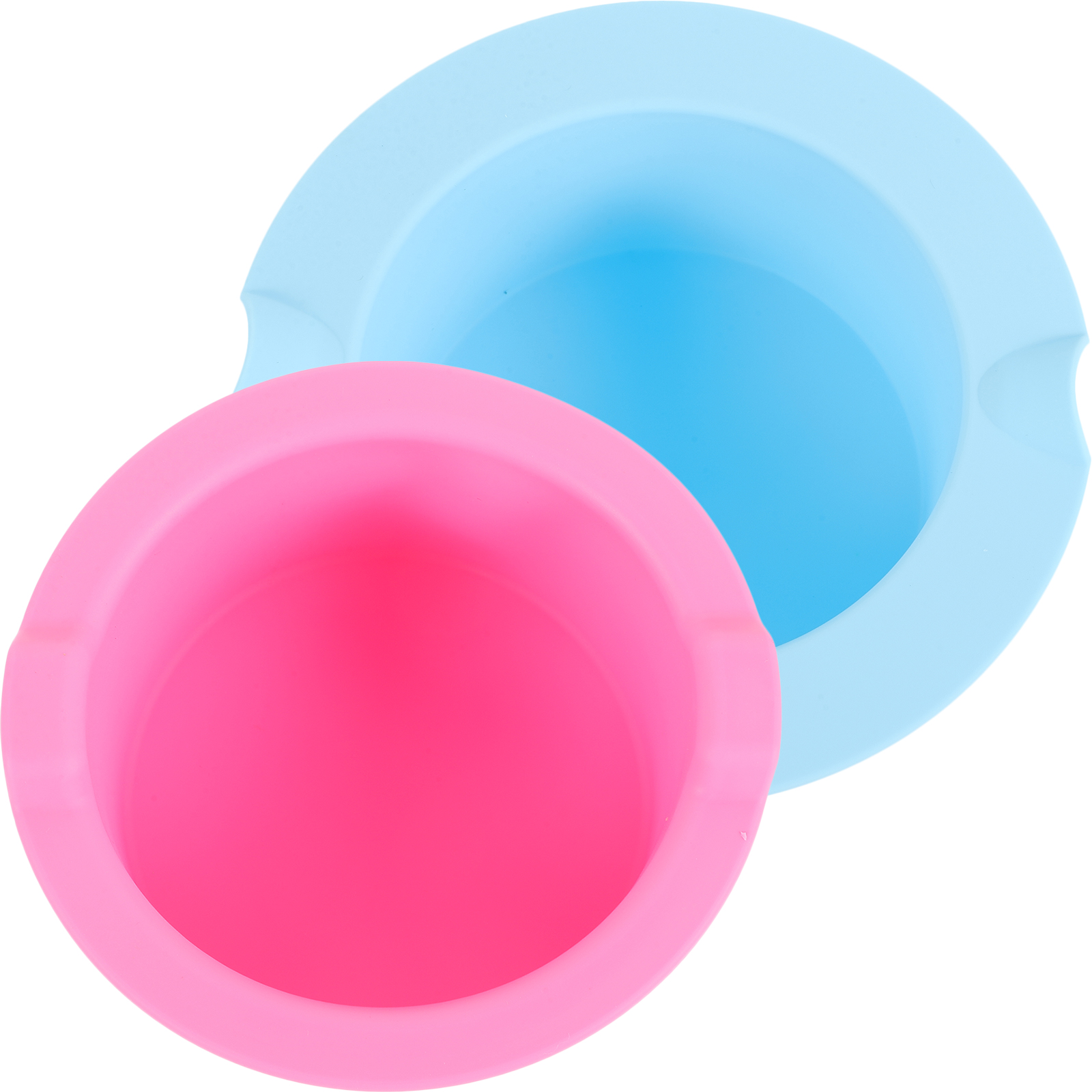 Silicone Wax Melting Pot 2 Pcs Waxing Bowl for Hair Removal Warmer