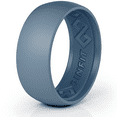 thumbnail image 1 of Silicone Wedding Ring for Men by RINFIT - Male Rubber Wedding Bands - Step Edge Design, 1 of 4