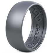 Silicone Wedding Ring for Men by RINFIT - Male Rubber Wedding Bands - Step Edge Design