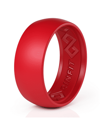 Silicone Men s Wedding Bands in Men s Wedding Bands Red Walmart