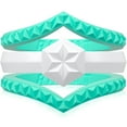 thumbnail image 1 of Silicone Wedding Rings For Women by Rinfit - Female Wedding Bands - Couture 3 Rings Set, 1 of 10