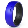 thumbnail image 1 of Silicone Wedding Rings for Men & Women by Rinfit. Male & Female Rubber Bands. Two-Tone Collection, 1 of 4