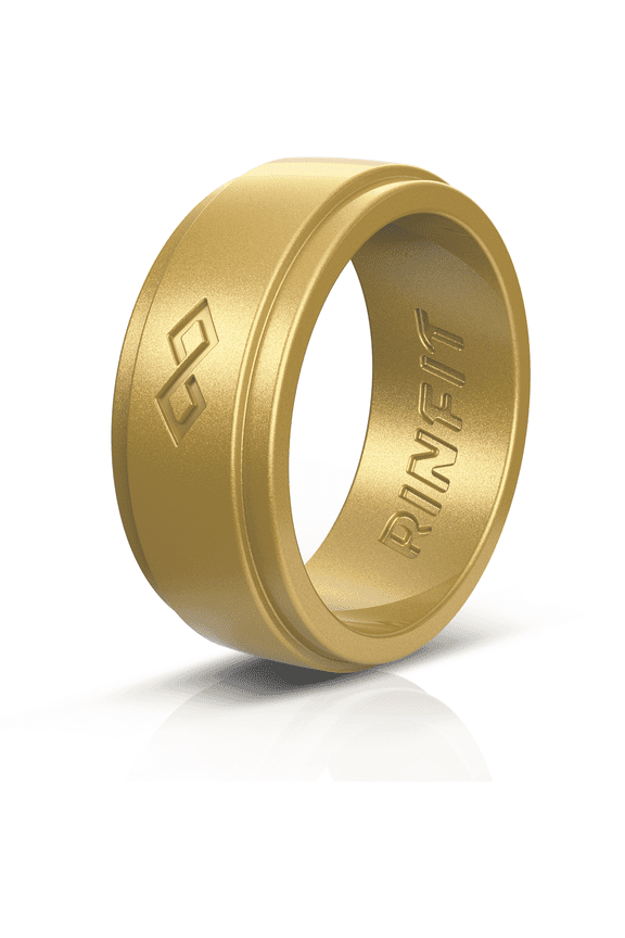 Silicone Wedding Ring for Men - Soft Rubber Wedding Band Replacement - Infinity Collection