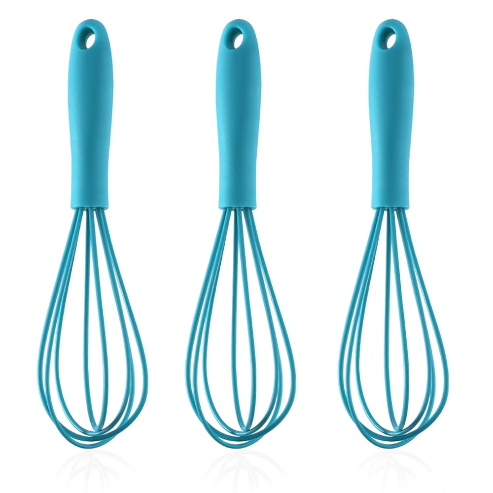 Silicone Whisk, Heat Resistant Kitchen Whisks for NonStick Cookware