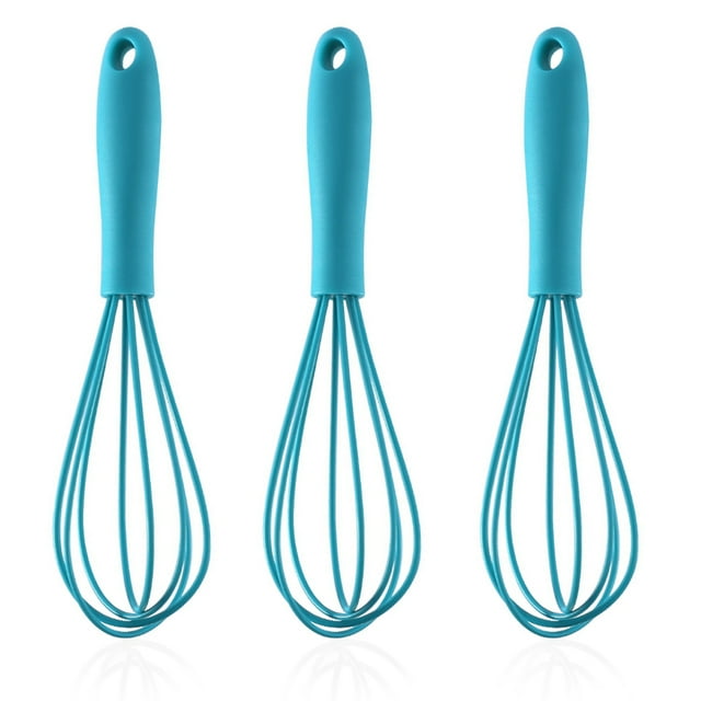 Silicone Whisk, Heat Resistant Kitchen Whisks for NonStick Cookware