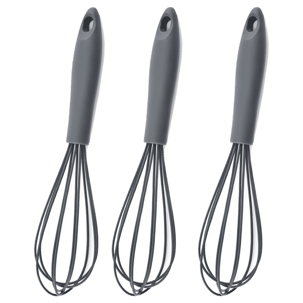 Silicone Whisk Heat Resistant Kitchen Whisks for Nonstick Cookware
