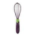 thumbnail image 1 of Silicone Whisk,Kitchen Whisk for Cooking,Dishwasher Safe & Heat Resistant Professional Balloon Egg Beater,Vegetable Shaped Whisks for Blending,Beating,Whisking,Non-Scratch(10x2.4")(Purple), 1 of 9