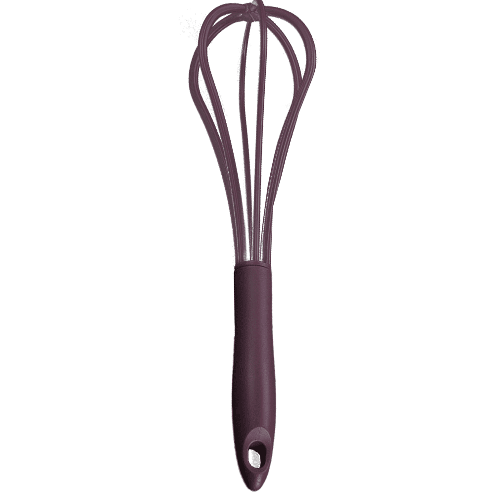 Silicone Whisk, Stainless Steel Wire Whisk Heat Resistant Kitchen Whisks For NonStick Cookware