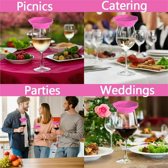 Silicone Wine Glass Charcuterie Board Wine Glass Appetizer Plates Snack Tray Red