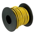 thumbnail image 1 of Silicone Wire 14AWG 14 Gauge Flexible Tinned Copper Standard High-Temperature Hookup Wire Yellow 7.5m/25ft, 1 of 6