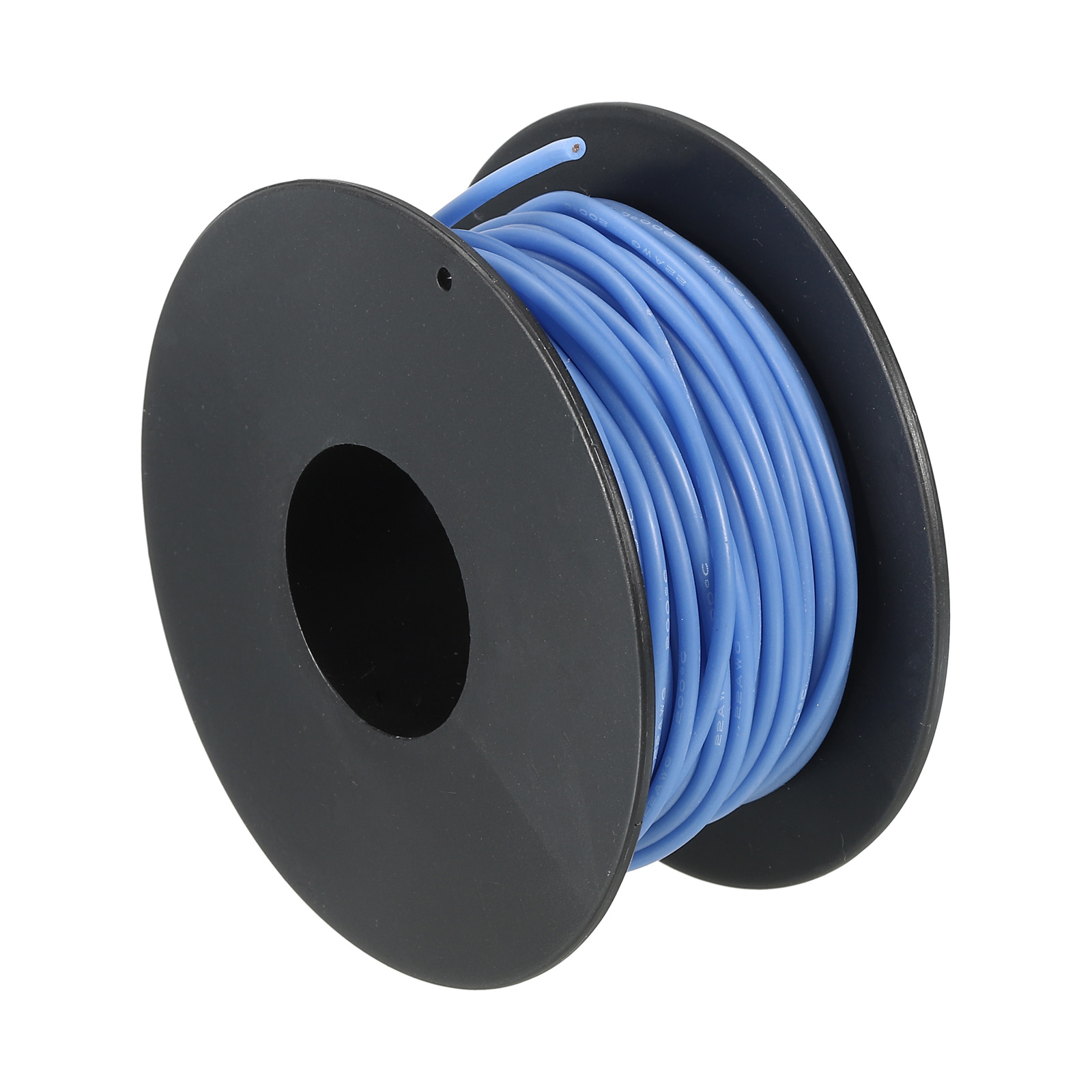 Silicone Wire 22 AWG Blue Spool 15m Electrical Tinned Copper Wire for ...