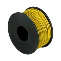 Silicone Wire 26AWG 26 Gauge Flexible Tinned Copper Standard High-Temperature Hookup Wire Yellow 30m/98ft