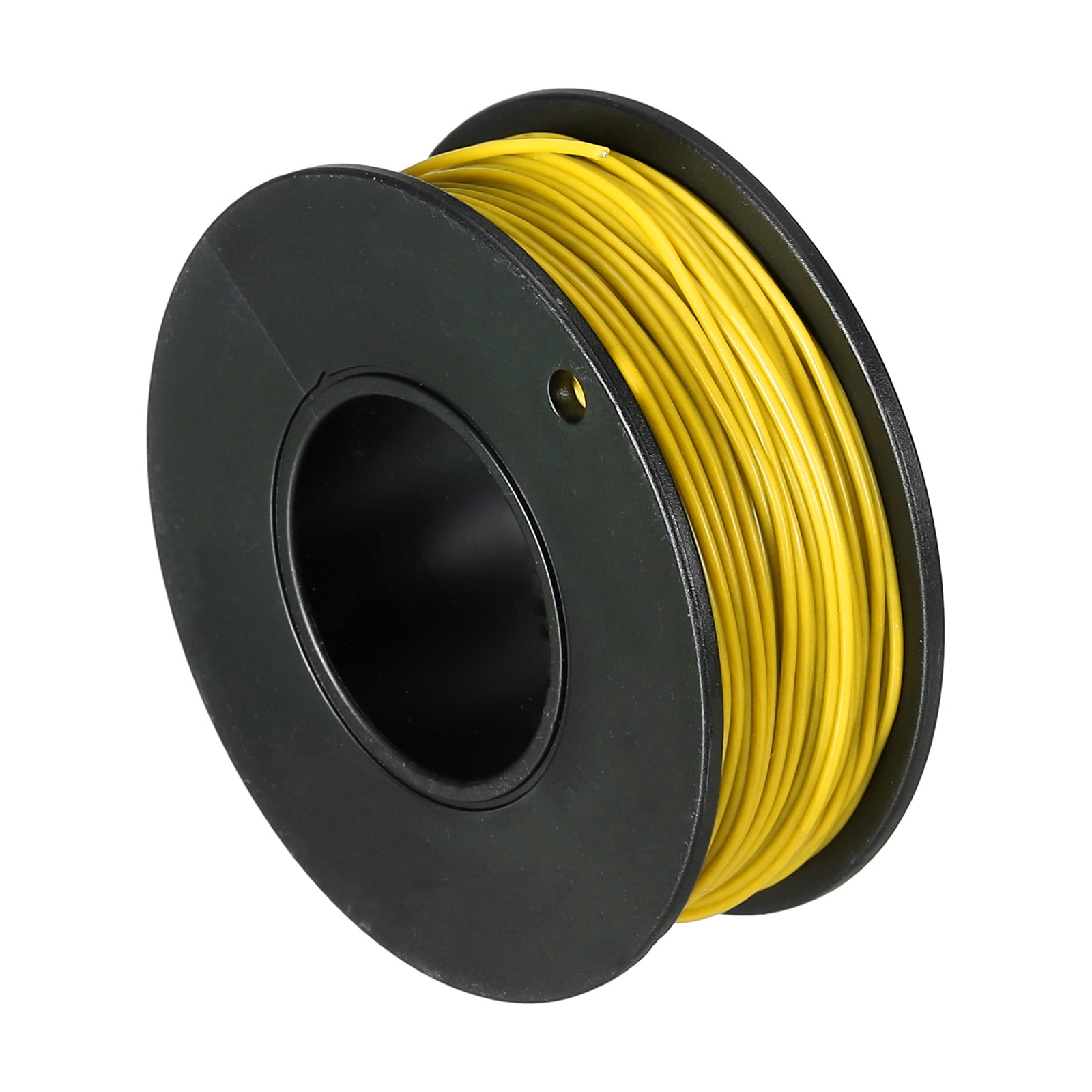 Silicone Wire 30AWG 30 Gauge Flexible Tinned Copper Standard High-Temperature Hookup Wire Yellow 30m/98ft