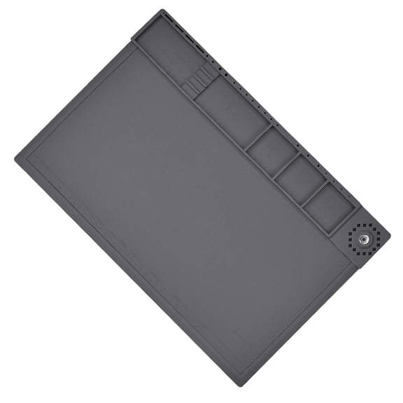 Silicone Workstations Mat Soldering Pad For Electronics Gadgets Repair With Multiple Storage Holes
