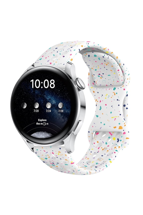 Silicone Wriststrap Replacement Quick Release Bracelets 20mm Watch Silicone Band Breathable Belt Straps for Watch